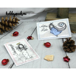 Stickdatei - Set Postkarte ITH Schutzengel & Alles Liebe 